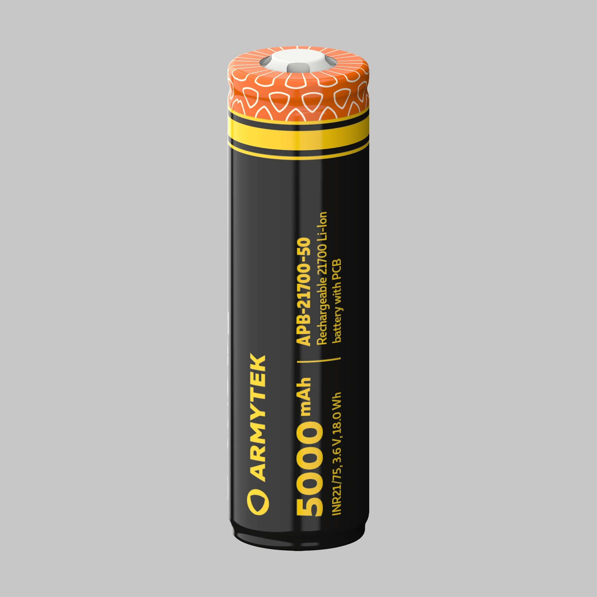 Armytek 21700 Litium-ion akku 5000 mAh (védett) Armytek 21700 Litium-ion akku 5000 mAh (védett)