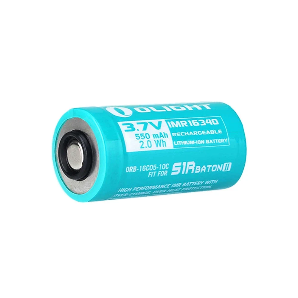 Olight RCR123A Litium-ion akku (550mah) Olight RCR123A Litium-ion akku (550mah)