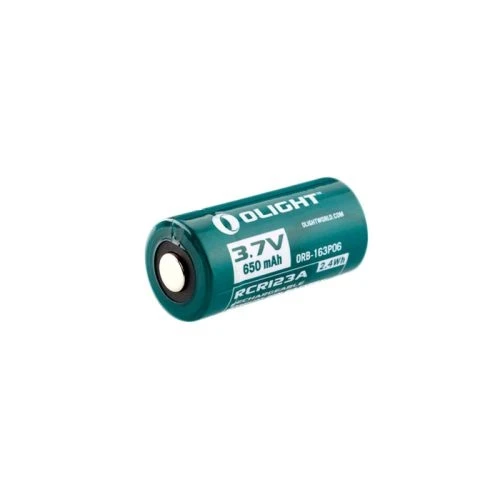 Olight RCR123A Litium-ion akku (650mah) Olight RCR123A Litium-ion akku (650mah)