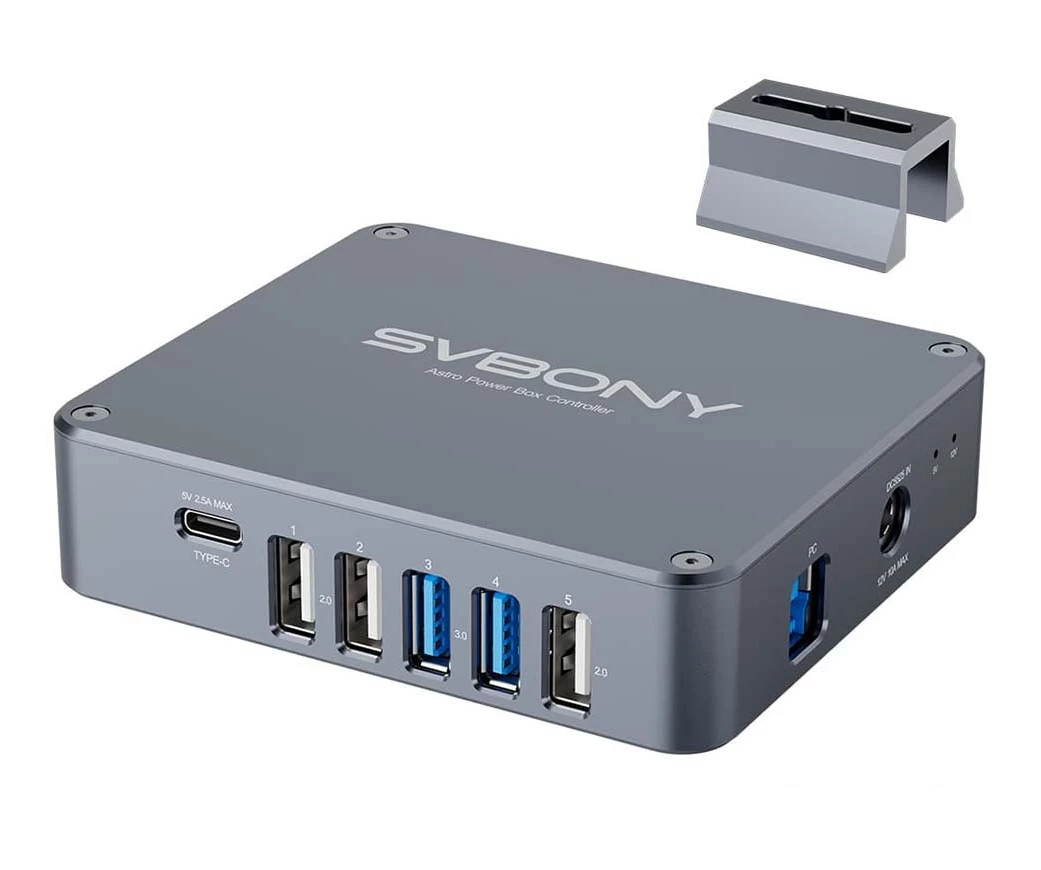Svbony SV241 Pro számítógépről vezérelhető USB hub és tápelosztó doboz Svbony SV241 Pro számítógépről vezérelhető USB hub és tápelosztó doboz