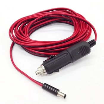 Tápkábel szivargyújtós csatlakozással, rövid DC dugóval Tápkábel szivargyújtós csatlakozással, rövid DC dugóval