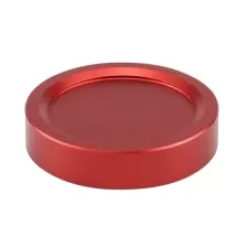 Fém porvédő sapka T2 menettel - piros