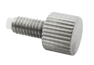 Metrikus csavar M4 menettel, 8 mm hosszú, műanyag betéttel